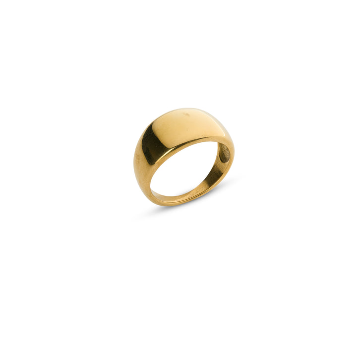 Venus - Välvd Dome Ring Chunky Rostrfritt Stål