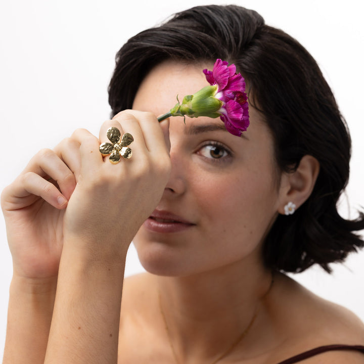 Filippa - Justerbar Ring Blomma