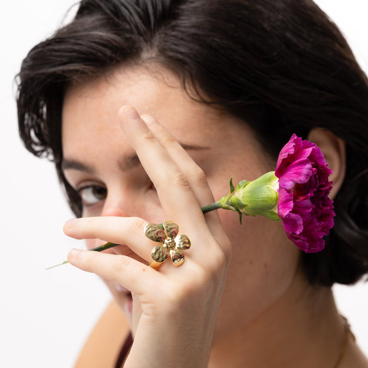 Filippa - Justerbar Ring Blomma