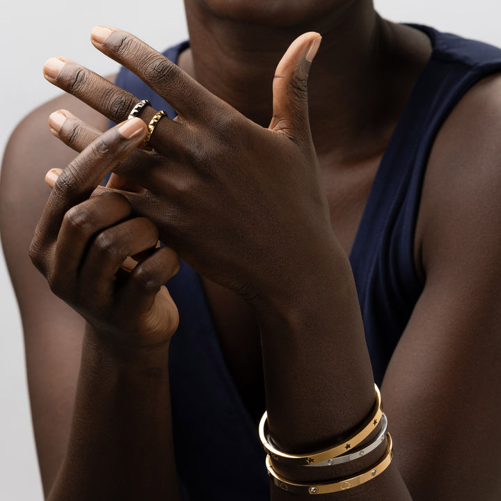 Vide - Elegant Nitring Rostfritt Stål