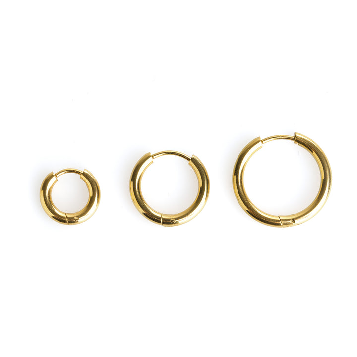 Hollie - Hoops Örhängen 13mm Rostfritt stål