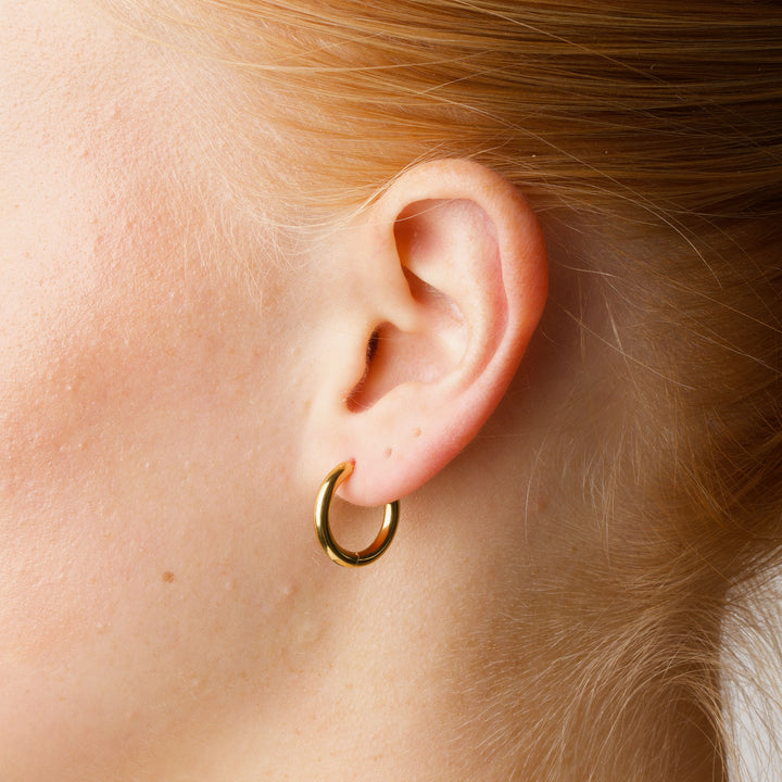 Hollie - Hoops Örhängen 17mm Rostfritt stål