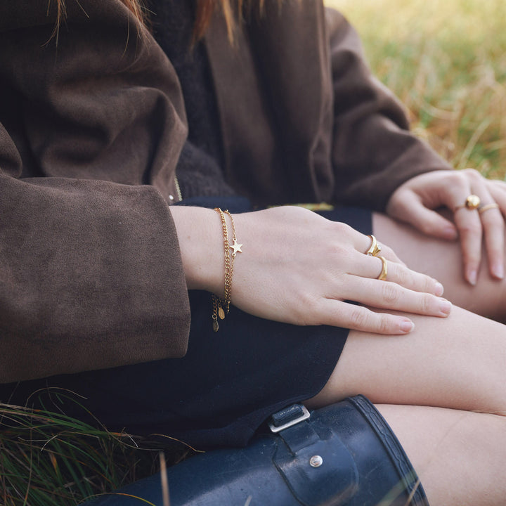 Hedda - Kedjearmband Rostfritt Stål