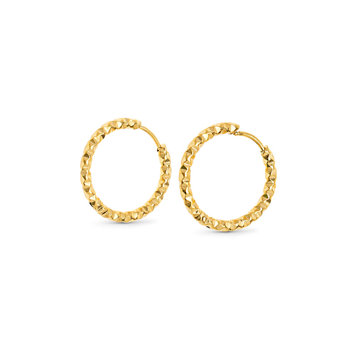 Torun - Hoops Örhängen 20mm Rostfritt Stål