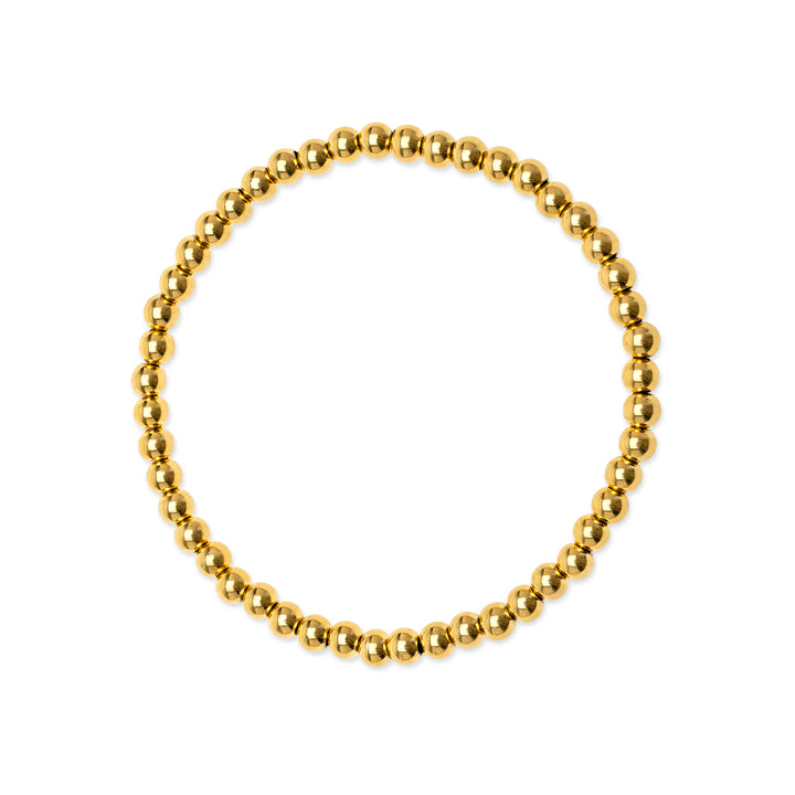 Majken - Kulformat Pärlarmaband Rostfritt Stål