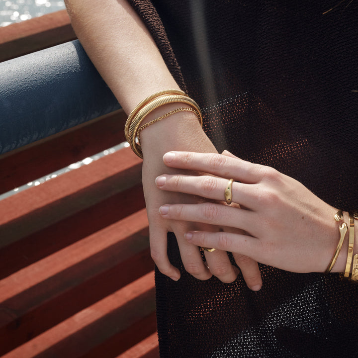 Miva - Rundat kedjearmband Rostfritt Stål