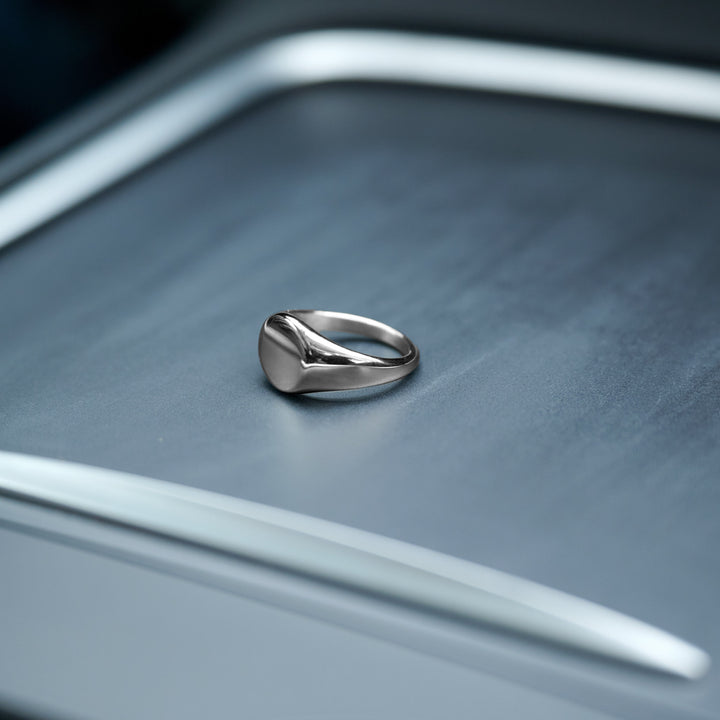 Ian - Signetring Rostfritt Stål