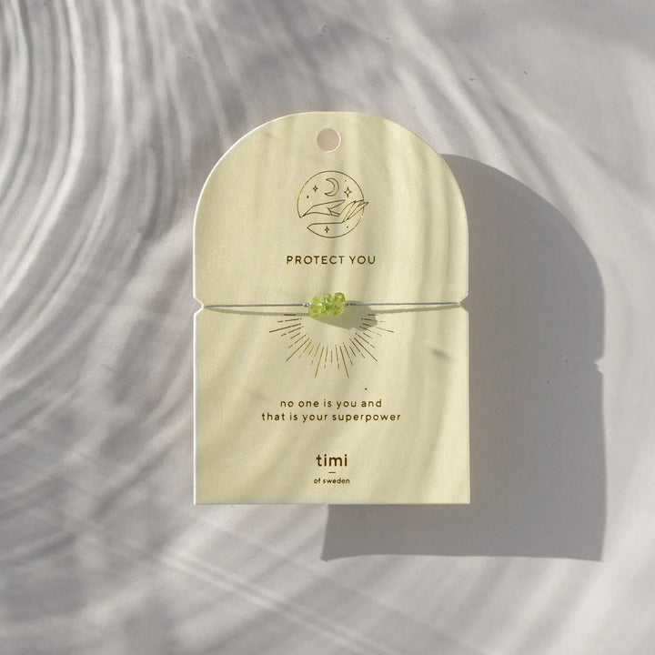 Peridot Chip Bracelet Timi of Sweden