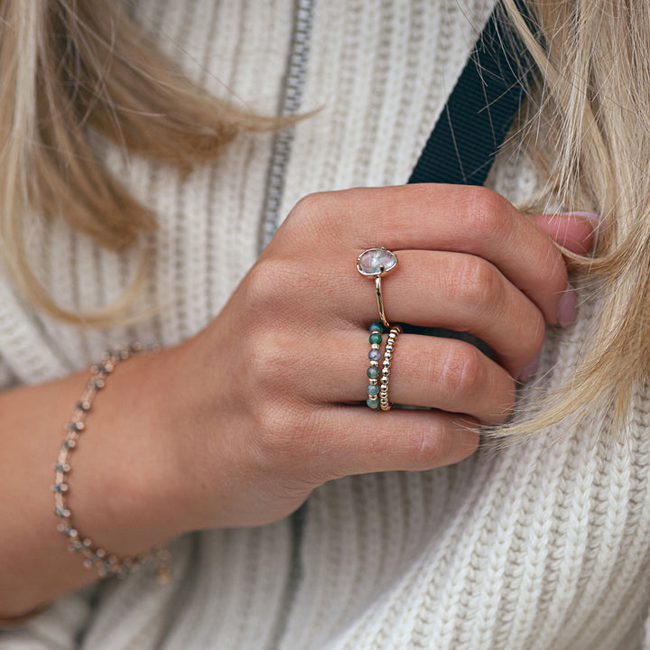 Brynn - Ring med Stenpärlor