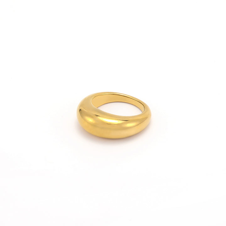 Andie - Kupolformad Chunky Ring Rostfritt Stål
