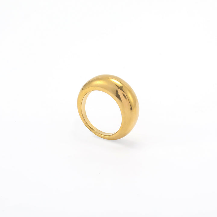 Andie - Kupolformad Chunky Ring Rostfritt Stål