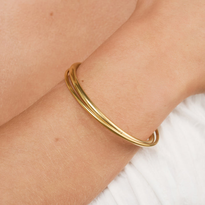 Elma - Multi Bangle Armband Rostfritt Stål