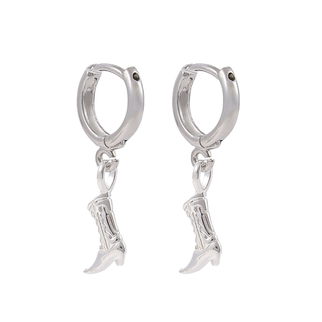 Wendy - Cowboy Boot Hoops Örhängen