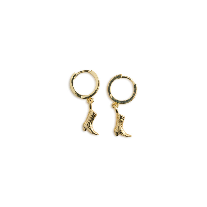 Wendy - Cowboy Boot Hoops Örhängen