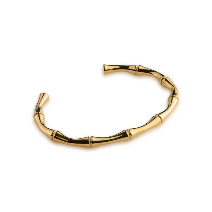 Tyra - Bambu Bangle Armband Rostfritt Stål
