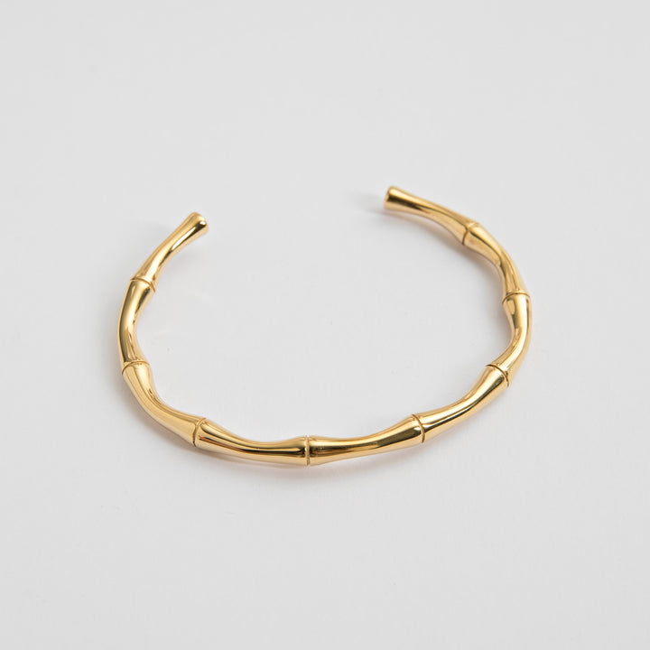 Tyra - Bambu Bangle Armband Rostfritt Stål