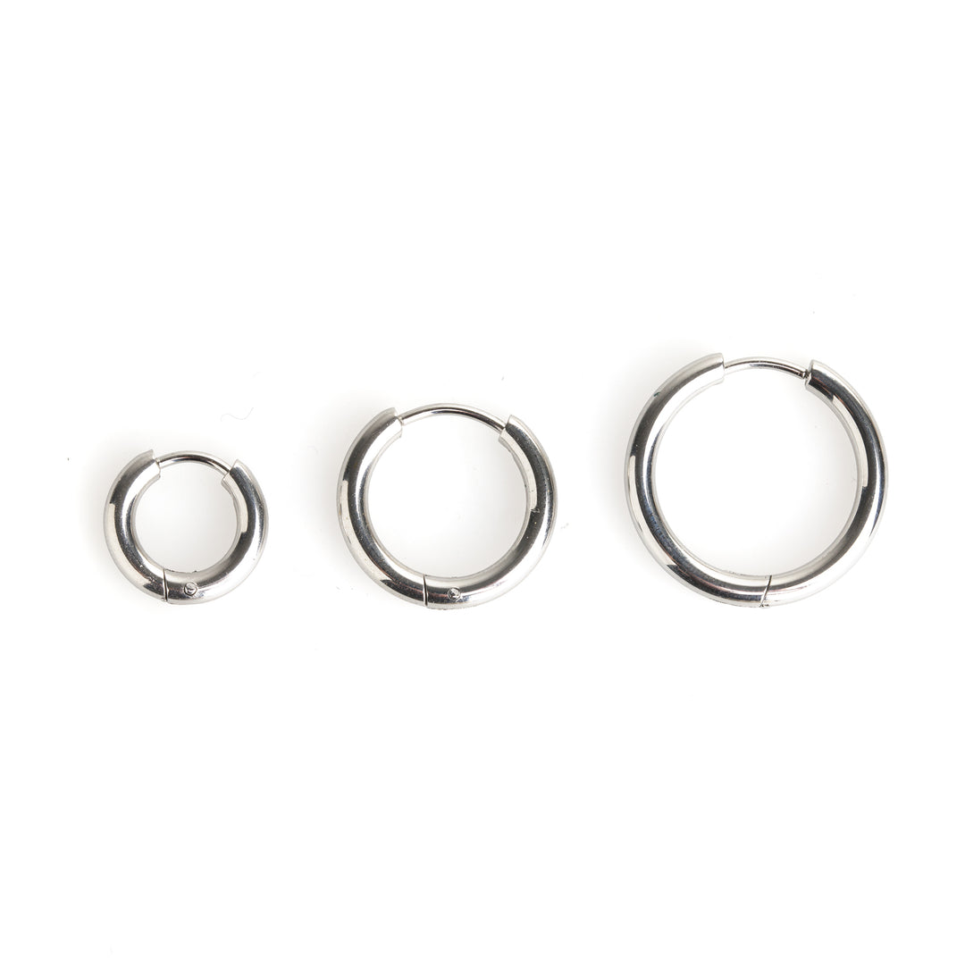 Hollie - Hoops Örhängen 13mm Rostfritt stål