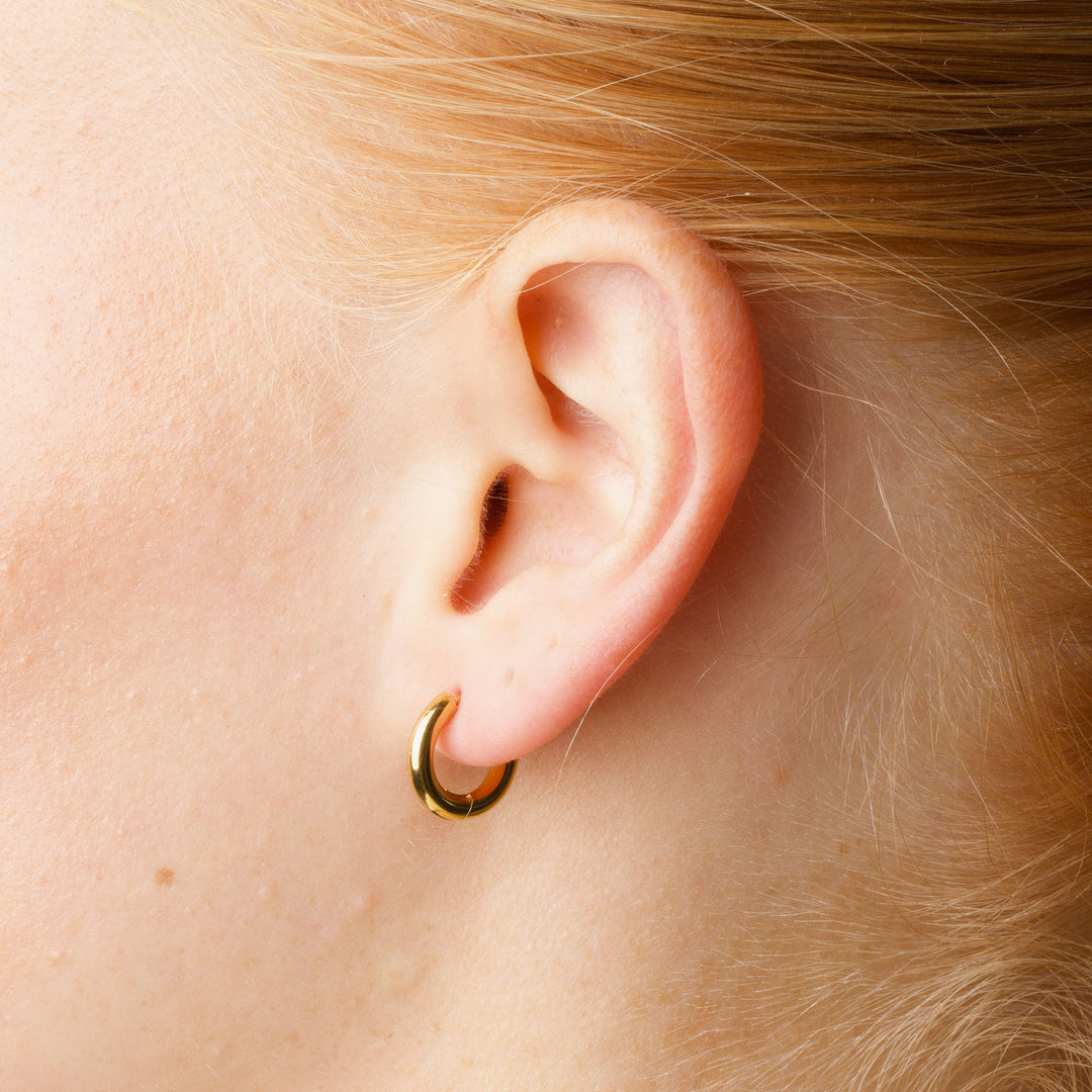 Hollie - Hoops Örhängen 13mm Rostfritt stål
