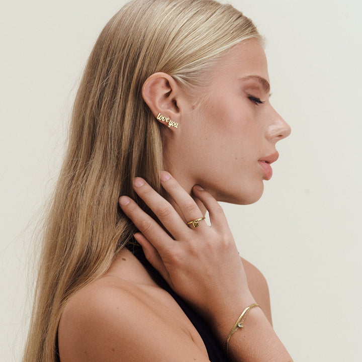 Iselin - Ring Hjärta Rostfritt Stål