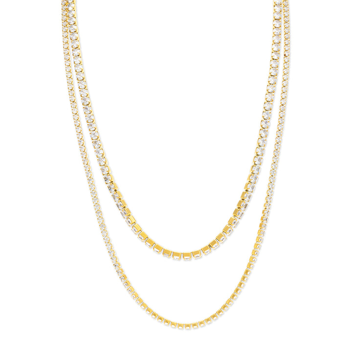 Melina - Halsband Kristall Rostfritt Stål