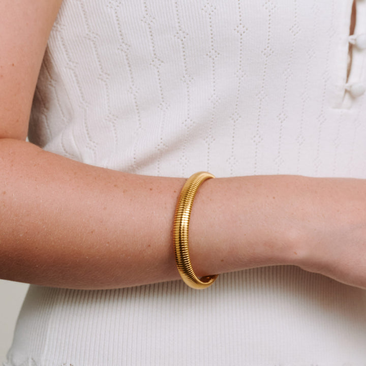 Limei - Stretch Bangle Armband Rostfritt Stål