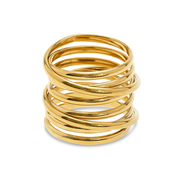 Kylie - Multi Layered Ring Rostfritt Stål