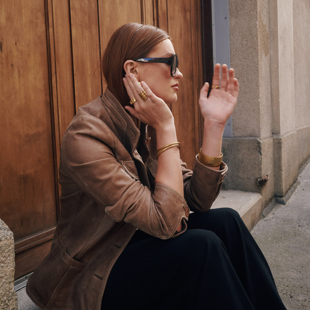Kylie - Multi Layered Ring Rostfritt Stål