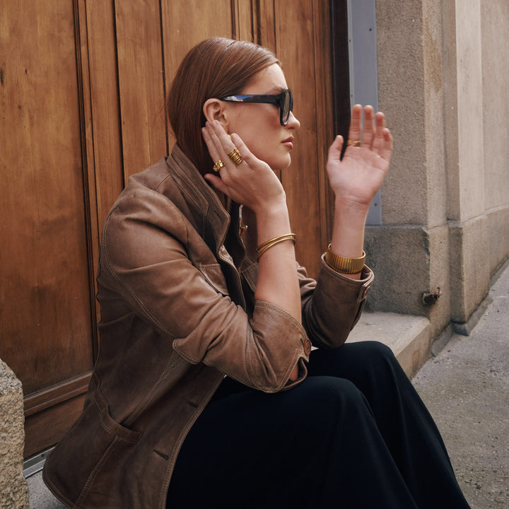 Kylie - Multi Layered Ring Rostfritt Stål