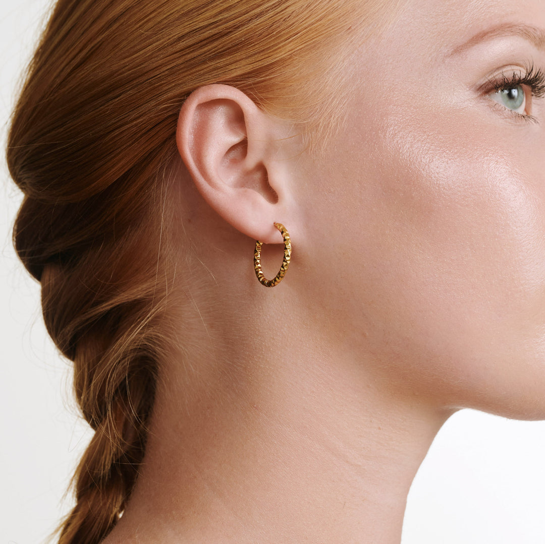 Kahla - Hoops Örhängen Rostfritt Stål