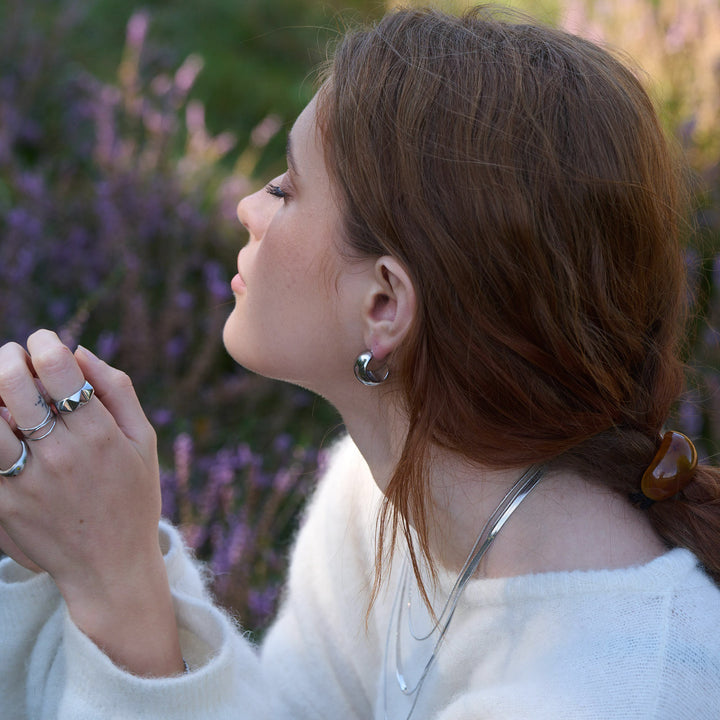 Selena - Chunky Studs Örhängen Rostfritt Stål