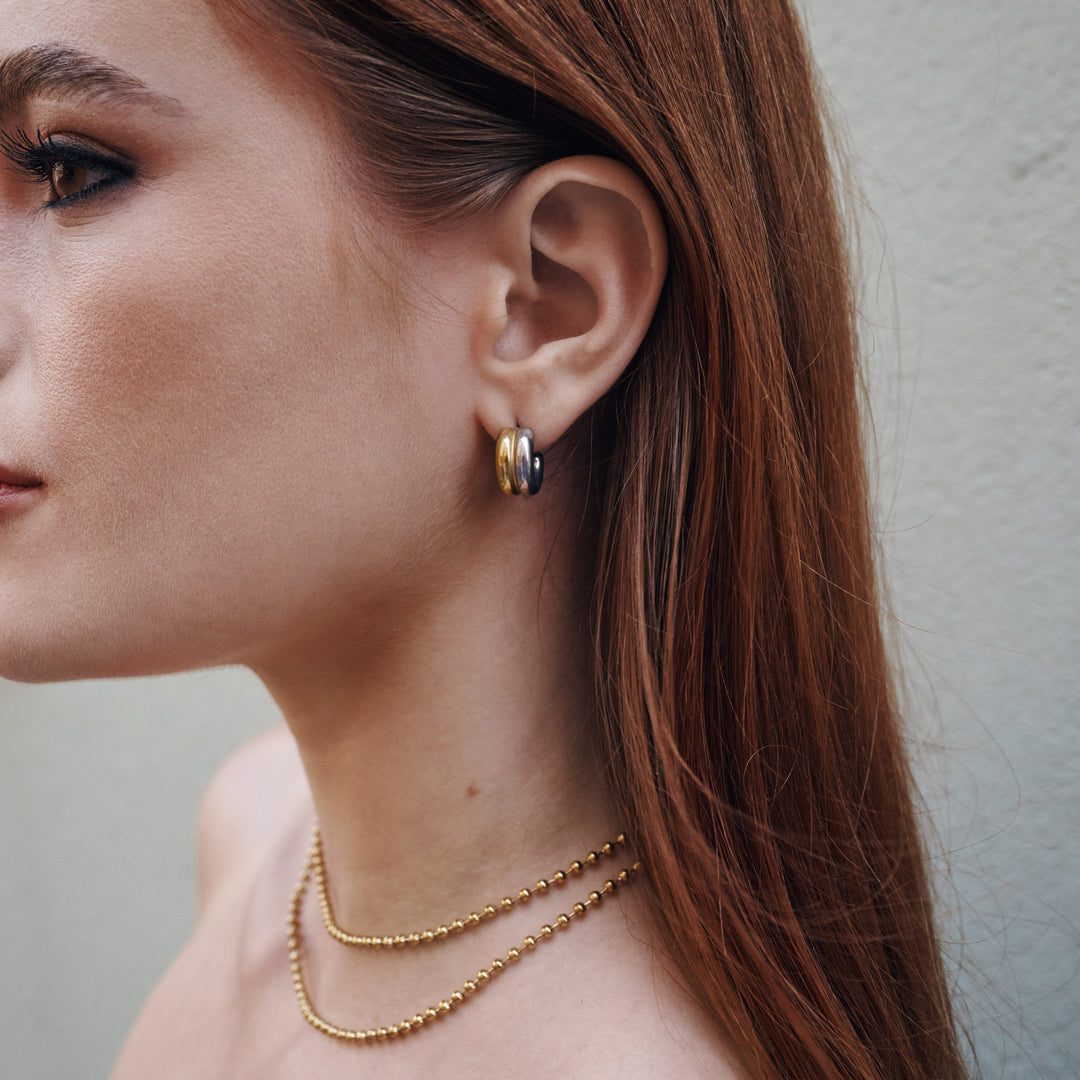 Vendela - Duo Örhängen Rostfritt Stål