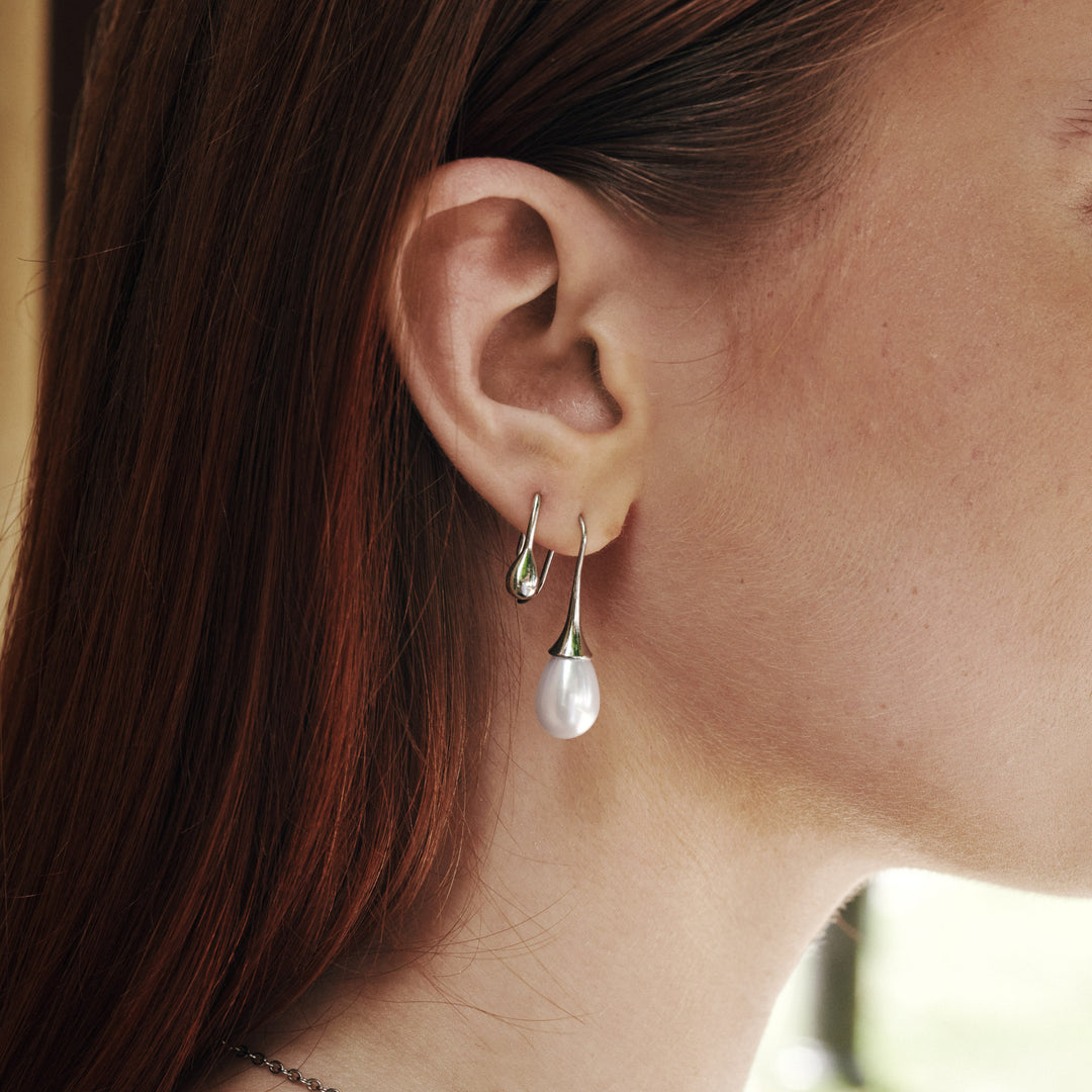 Ottilia - Örhängen Droppe Rostfritt Stål