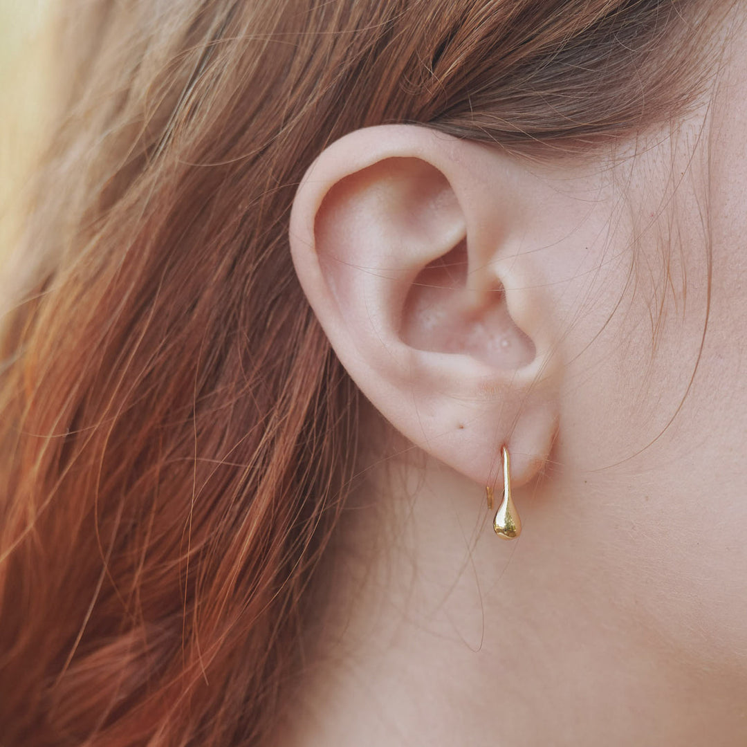 Ottilia - Örhängen Droppe Rostfritt Stål