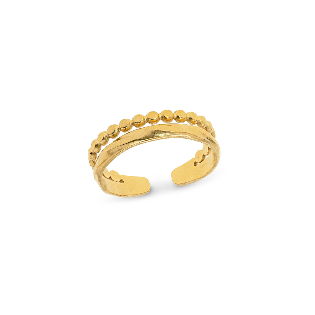 Polly - Duo Ring Rostfritt Stål