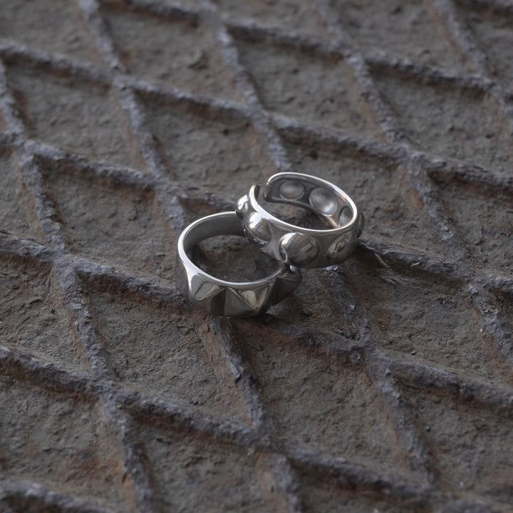 Ru - Spike Ring Rostfritt Stål