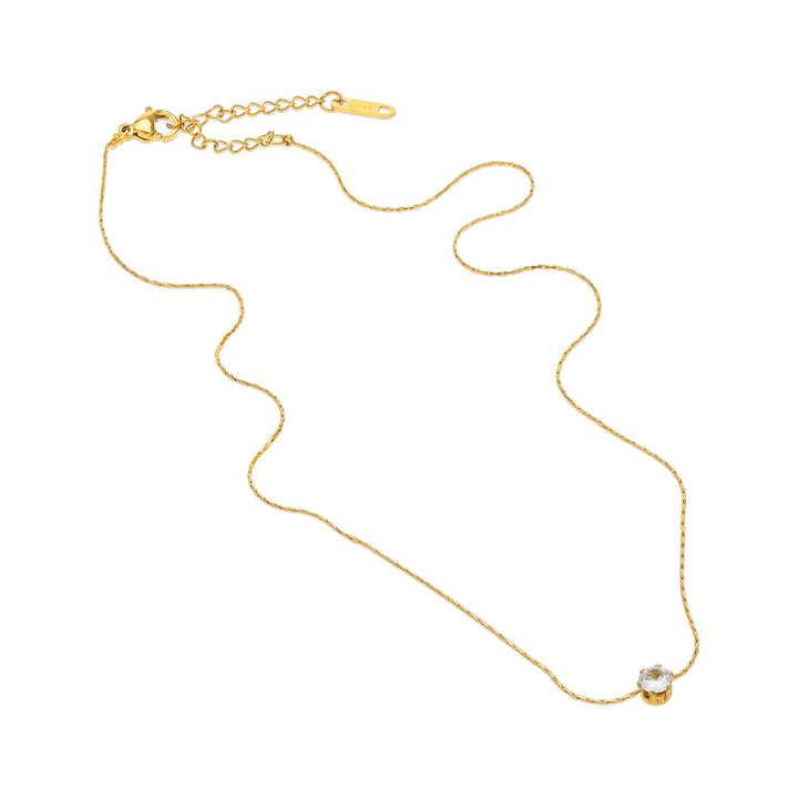 Lynne - Halsband Kristall Rostfritt Stål