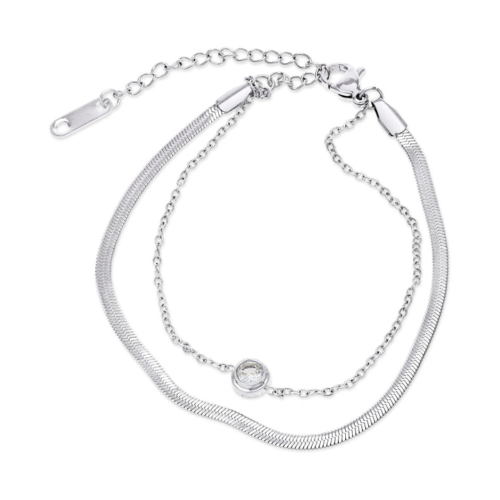Solvej - Duo Chain Bracelet Stainless Steel