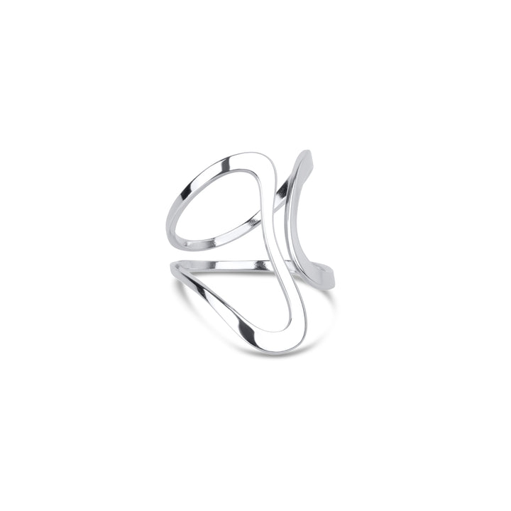 Minou - Abstrakt Ring Rostfritt Stål