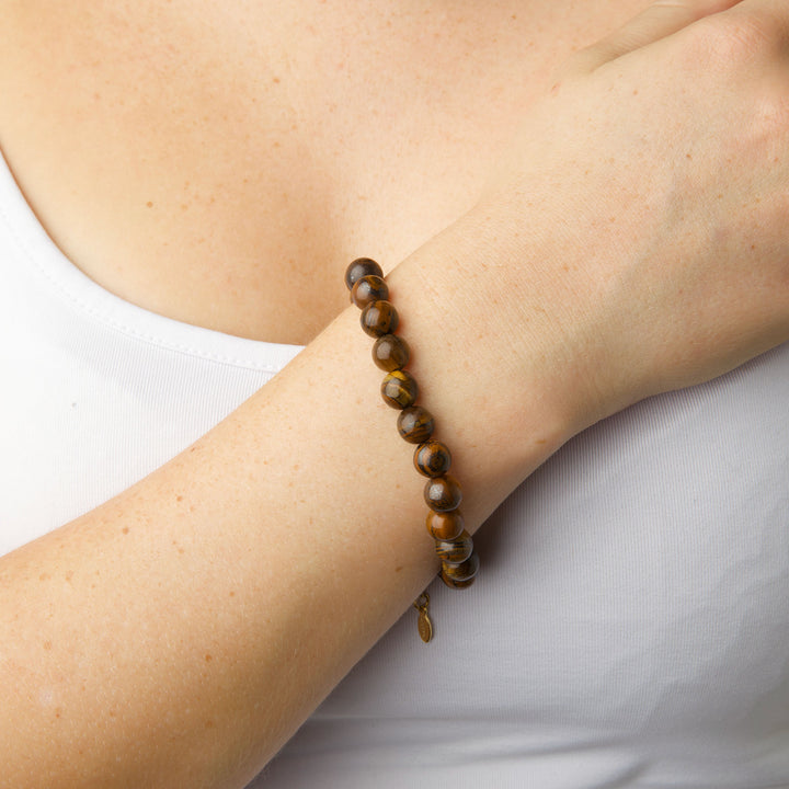 Birgit - Tiger Eye Armband Rostfritt Stål