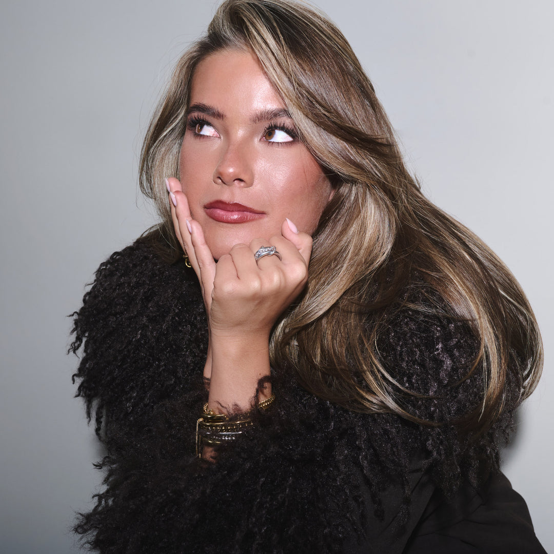 Ethel - Ringstack Kristall Rostfritt Stål