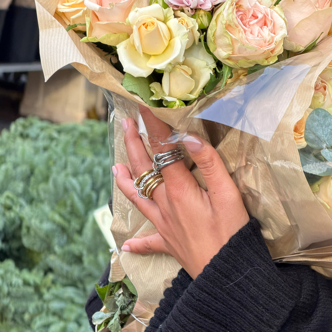 Irene - Ringstack Slät Rostfritt Stål