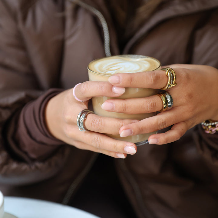 Irene - Ringstack Slät Rostfritt Stål