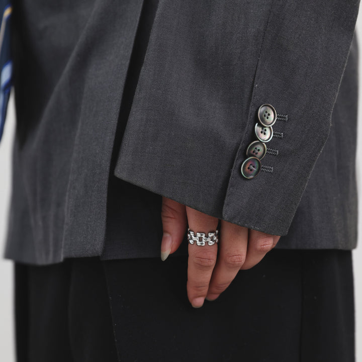 Elira - Chunky Ring Rostfritt Stål