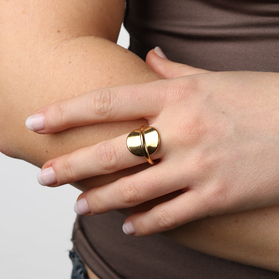 Jiselle - Statement Ring Rostfritt stål