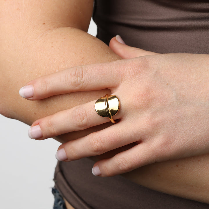 Jiselle - Statement Ring Rostfritt stål