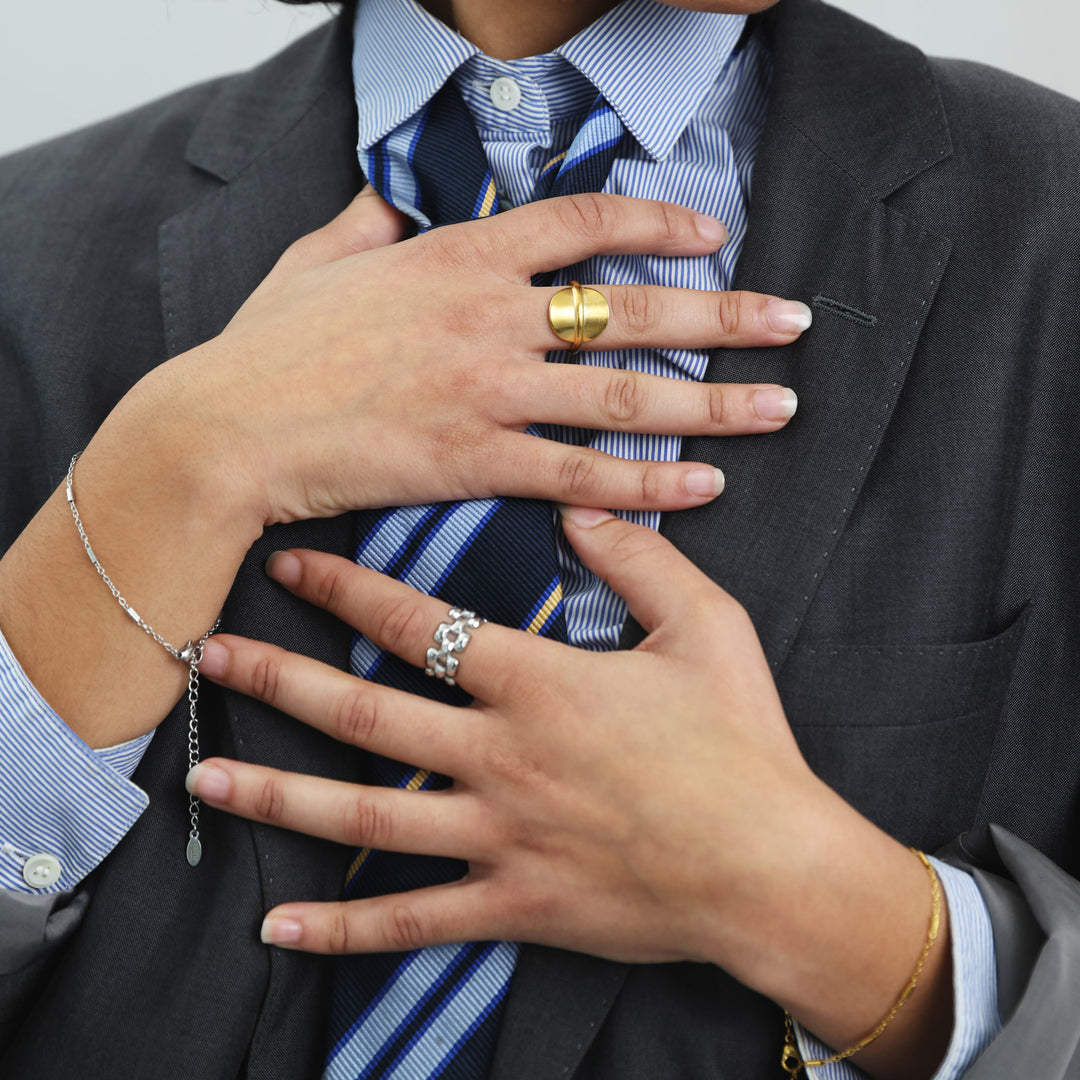 Jiselle - Statement Ring Rostfritt stål