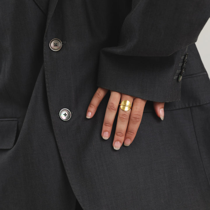 Jiselle - Statement Ring Rostfritt stål