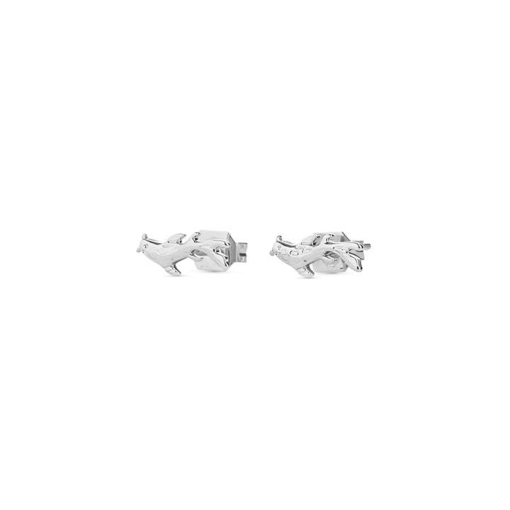Neela - Fiskörhängen Studs Rostfritt Stål