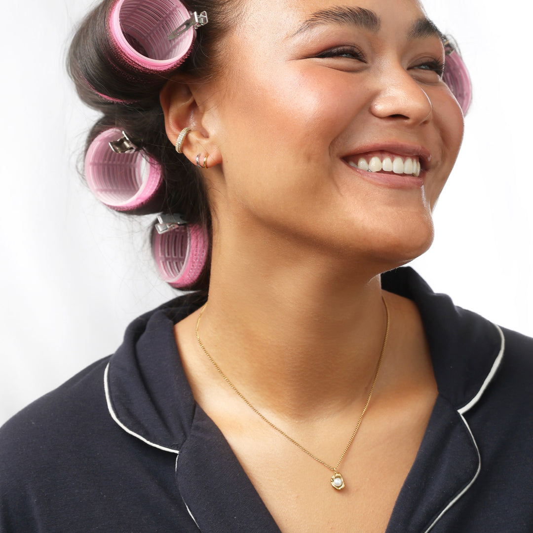 Solina - Kristall Ear Cuff Rostfritt Stål