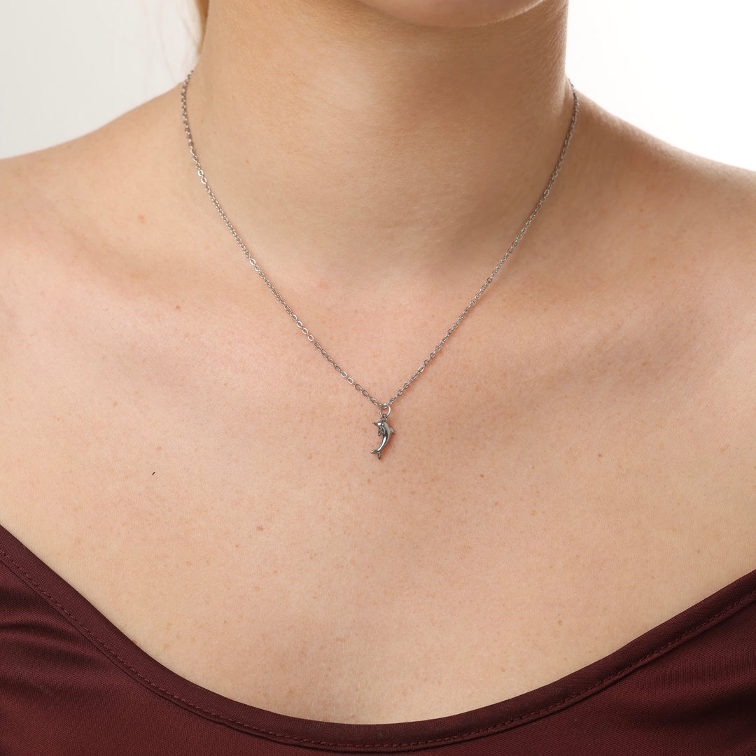 Eilora - Halsband Delfin Rostfritt stål